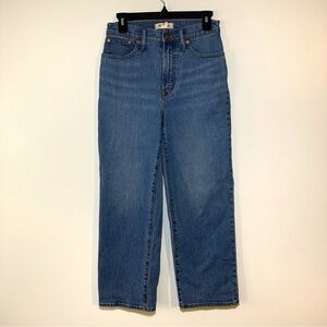 Madewell The perfect vintage wide-leg crop jeans size 26